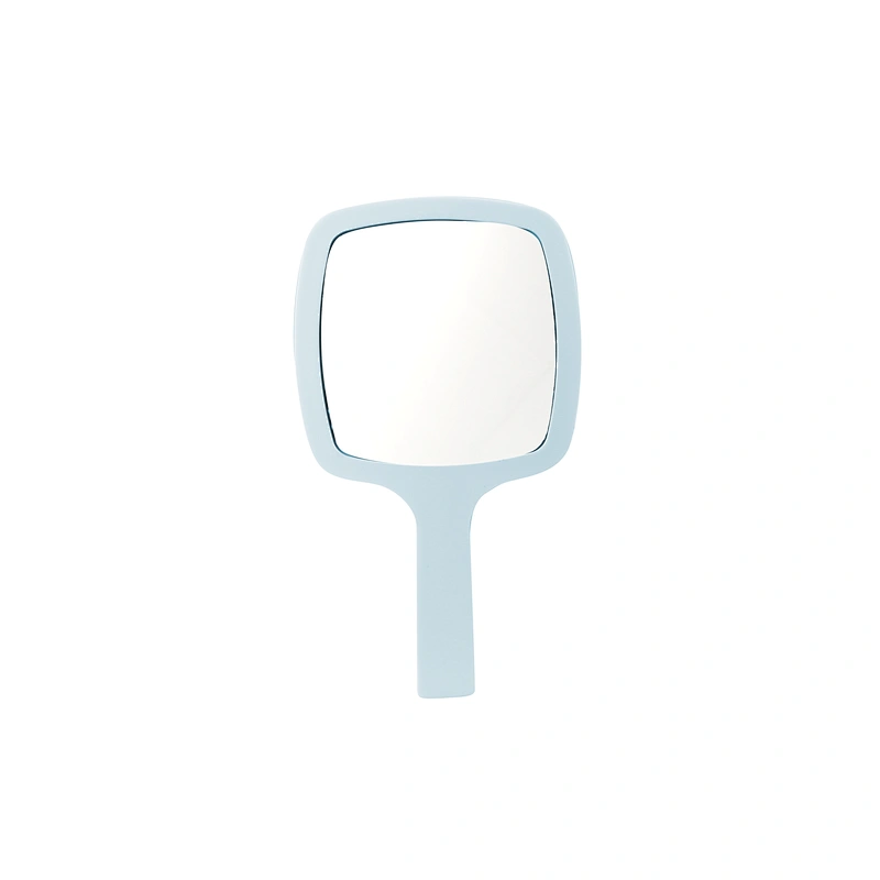 Small Plastic Vanity Standing Makeup Mirror OEM Concise Table Mirror Square Self Single Side Make-Up Table Make Up Mirror