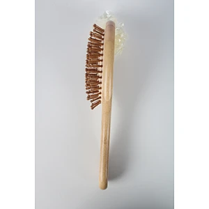 Good quality wooden hair bamboo brush comb set portable hair brush comb massager set for women