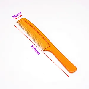 Wholesale Hot Selling Premium Quality Latest Design 2022 Popular Flat Hairdressing Transparent Straight Hair Comb For Female