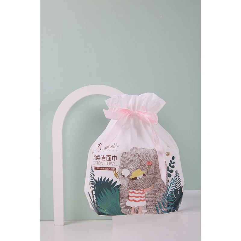 Wholesale Private Label Non woven roll type face washing paper disposable washcloth makeup remover cotton soft towel