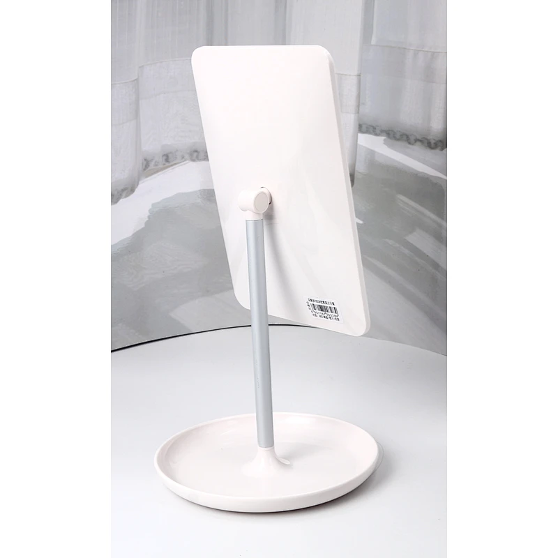Beauty touch screen trifold vanity personal battery powered USB make up organizer lip gloss makeup mirror with led lights