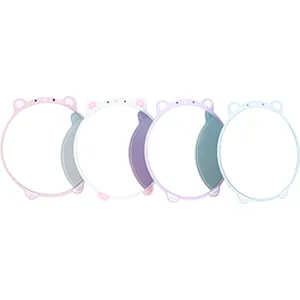 Customizable Private Label Hot Selling Bathroom Round Decorative Round Middle Size Cow Iron Round Mirror