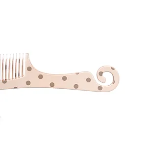 High Quality Factory OEM Durable Pc Hair Comb With Hook Bathroom Private Logo Fashion Hair Plastic Comb