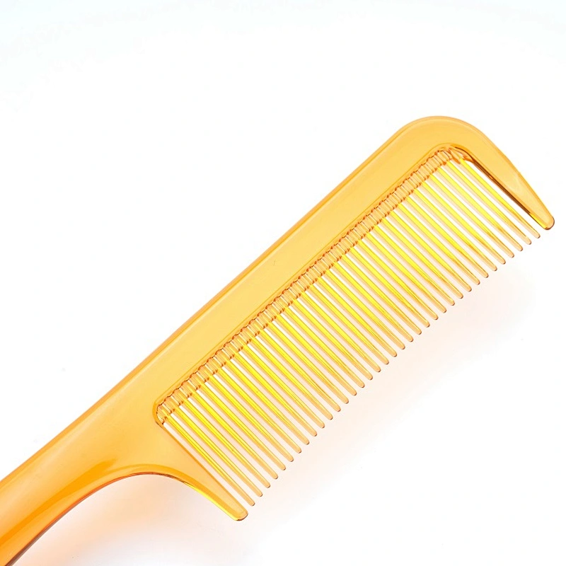 Factory Wholesales Elegant Drop Shape Hair Salon Comb Long Handle Hair Comb With Olive Oil Additive For Barber Hair Cutting
