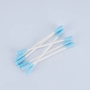 Hot Sale Disposable Eco-Friendly Bamboo Fabrication Double Pointed Heads Cotton Swab Paper Stick Cotton Ear Buds