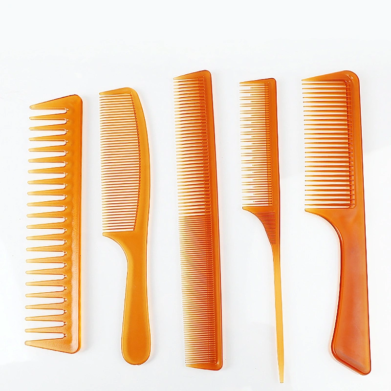 New Product Fashion Plastic Glitter Hair Combs Private Label Parting Comb Brush Paddle Hair Comb Care Hand Grip Brush