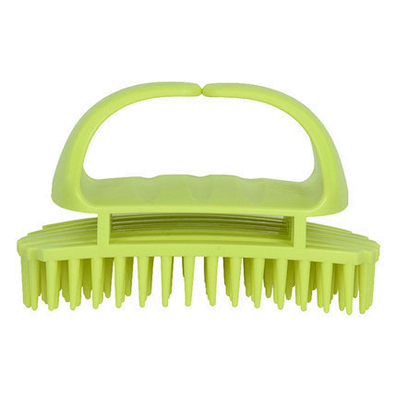 Silicone Shampoo Brush and Scalp Exfoliator Massage Hair Washing Comb Customized Logo For Barber Hair Cutting