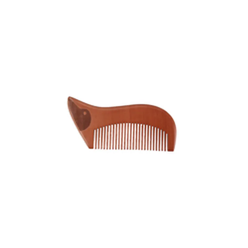 Wholesale Private Label Personalized Custom Natural Detangling Pocket Anti-Static Wood Hair Comb For Curly Thick Wavy Hair