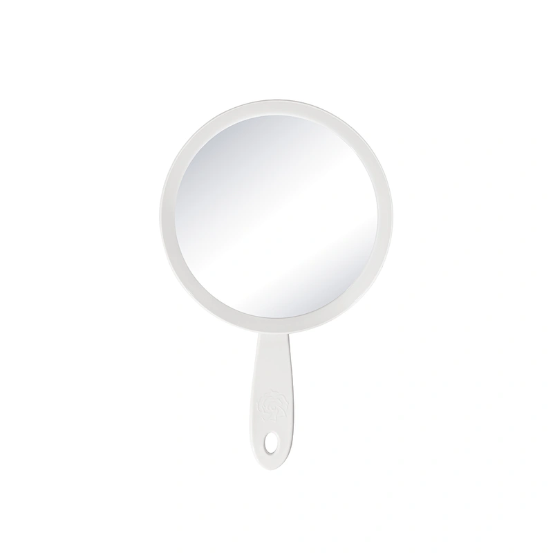 Wholesale Private Label Hot Sale Popular Private Label Plastic Round Shape Hand Makeup Mirror With Stand