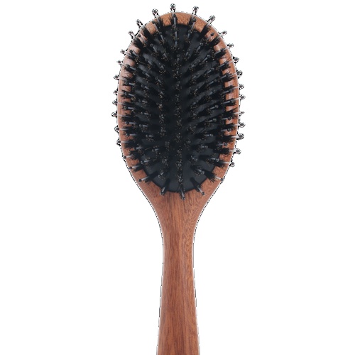 Wholesale Custom Logo Wooden Vegan Boar Bristle And Nylon Private Label Hard Bristle Hair Brush For Barber Hair Cutting