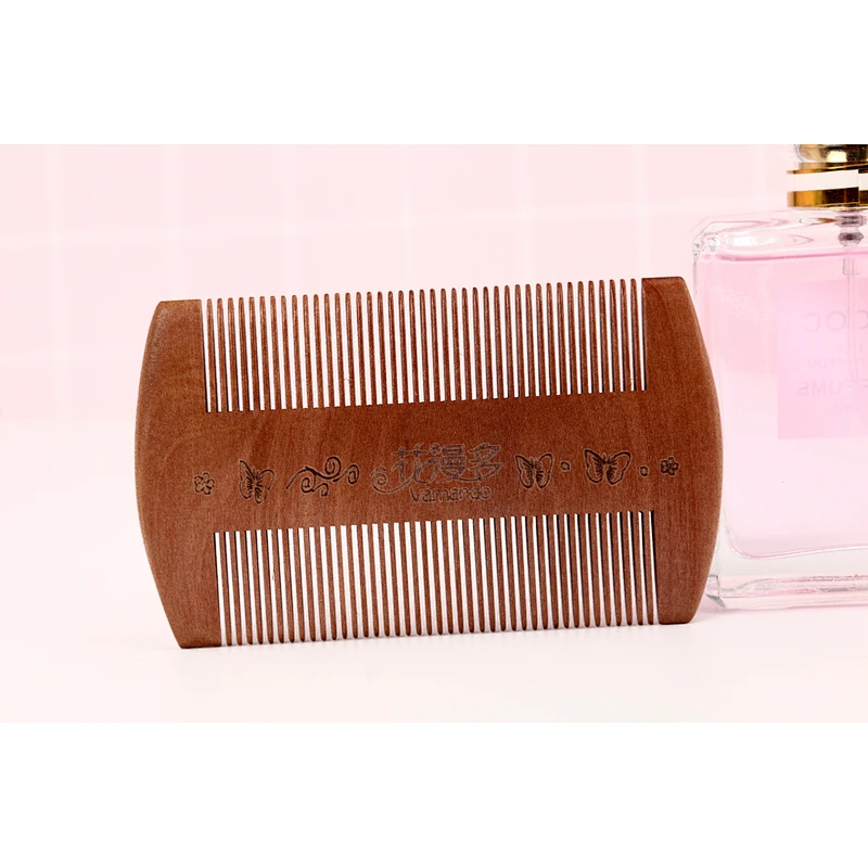 Hot Sale Double Side Dense TootHot Sale Double Side Dense Tooth Comb Anti Static Custom Small Wood Beard Comb Mens Beard Pocket Parting Combh Comb Anti Static Custom Small Wood Beard Comb Mens Beard Pocket Parting Comb
