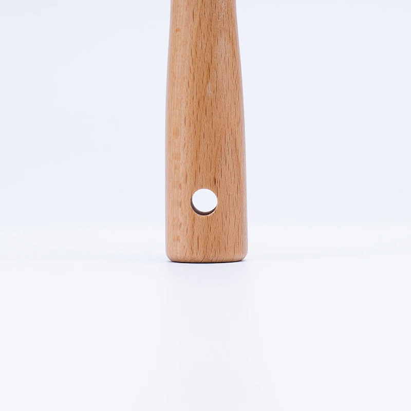 Customized Wheat Straw Rolling Plastic Massage Scalp Round Wood Handle Hair Styling Brush For Curly Hair