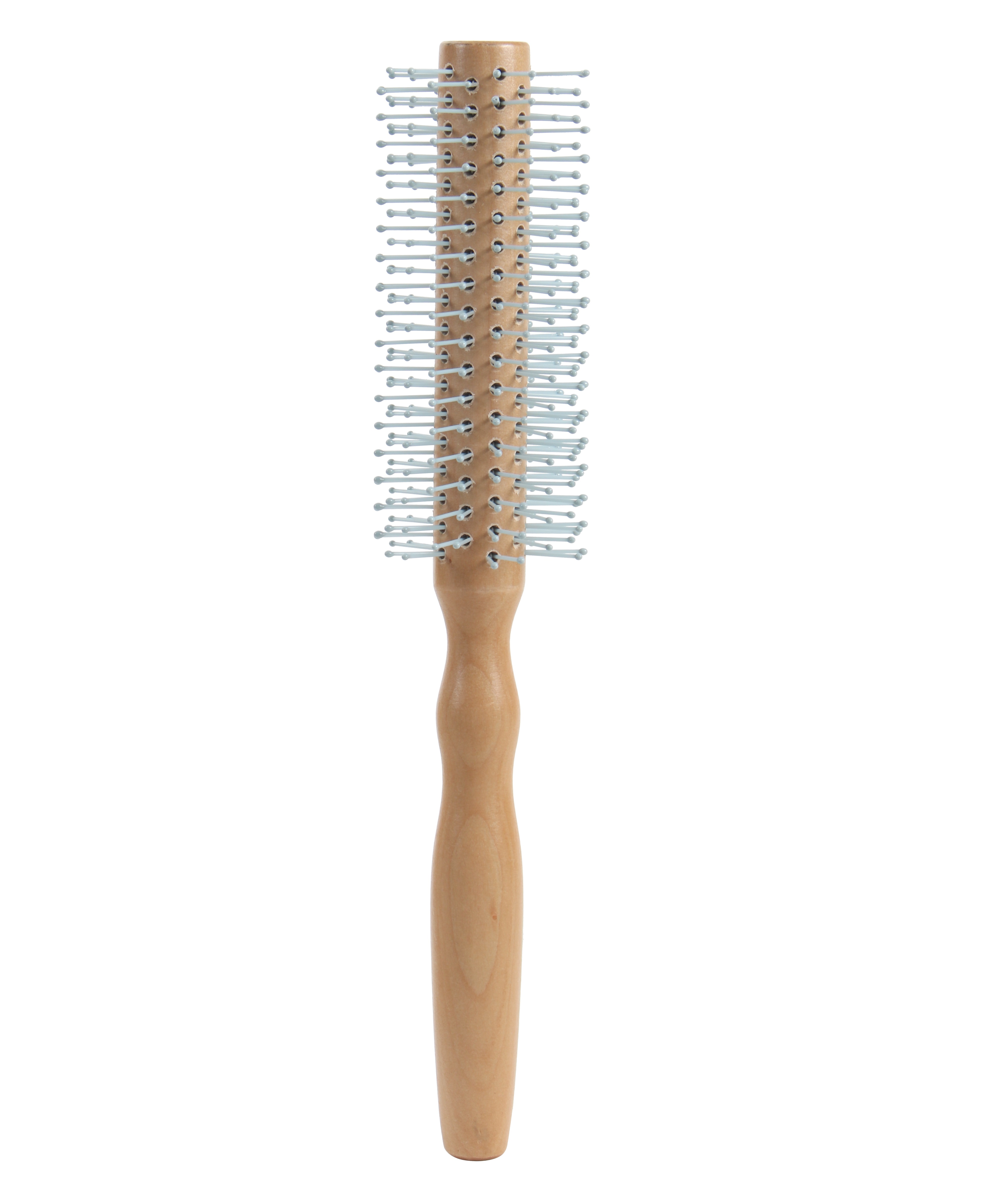 2022 New Style Wholesale Color Bristles Comfortable Wood Handle Round Styling Hairbrush For Wave Hair