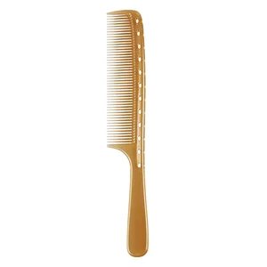 2022 New Style Wholesale Hot Selling Eco-friendly Antib-acterial Added Plastic Straight Hair Comb For Barber Hair Cutting