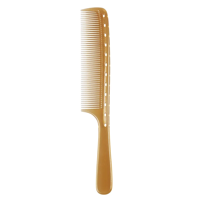 2022 New Style Wholesale Hot Selling Eco-friendly Antib-acterial Added Plastic Straight Hair Comb For Barber Hair Cutting