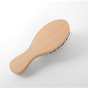 Hairbrush Mini Size Travel Eco Friendly Bamboo Hairbrush With Nylon And Boar Bristles Anti-static Massage Wood Hair Brush