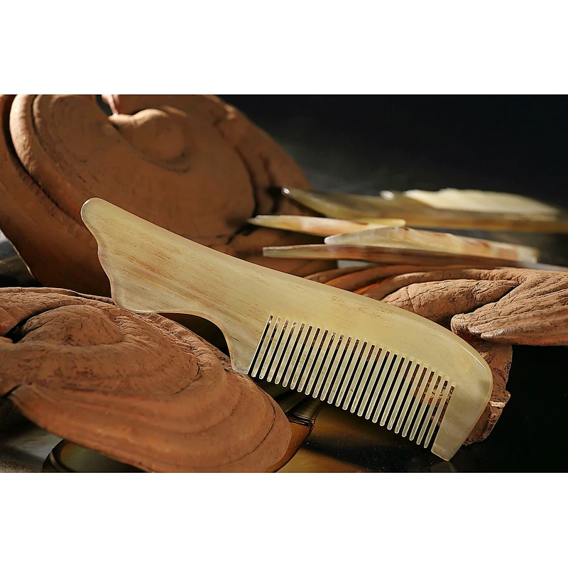 Wholesale Hairdressing Handmade Wooden Anti Static Fine Tooth Or Wide Tooth Hair Comb Engraving Logo Customized