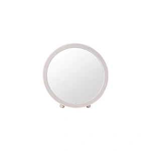 Wholesale Private Label Custom Logo Fancy Round Shape Bedroom Mirror Plastic Folding Desktop Makeup Mirror