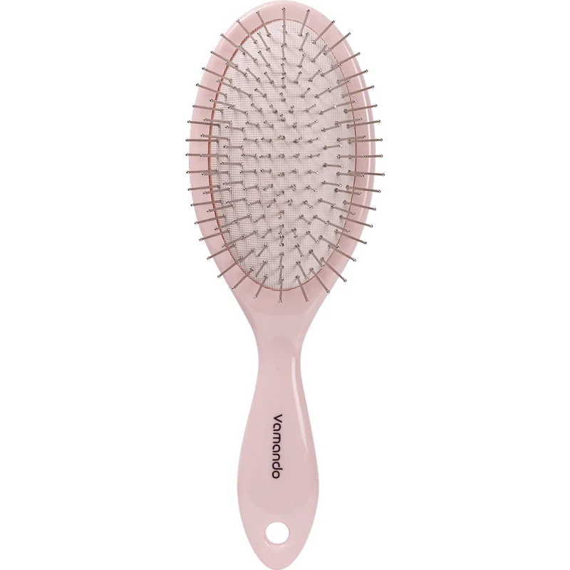 Customized Handle Natural Massage Scalp Handle Cushion Paddle Wholesale Air Cushion Women Plastic Scalp Massage Hair Brush