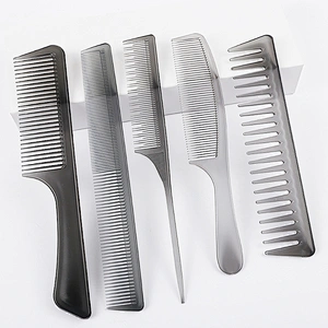 New Product Fashion Plastic Glitter Hair Combs Private Label Parting Comb Brush Paddle Hair Comb Care Hand Grip Brush