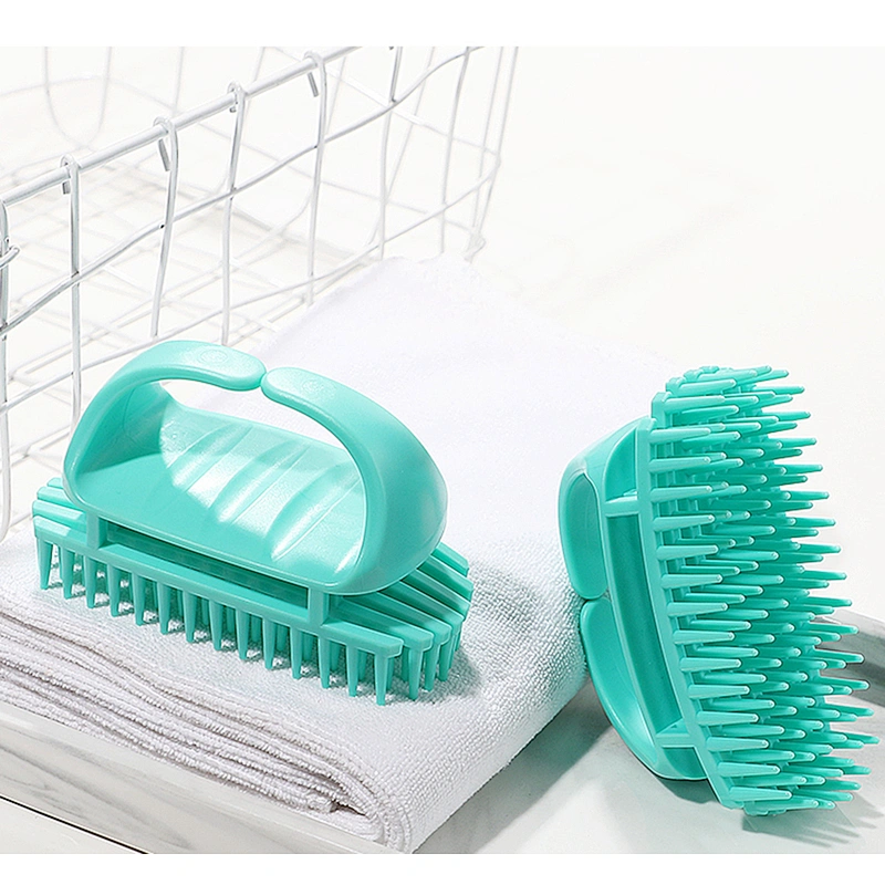 Silicone Shampoo Brush and Scalp Exfoliator Massage Hair Washing Comb Customized Logo For Barber Hair Cutting