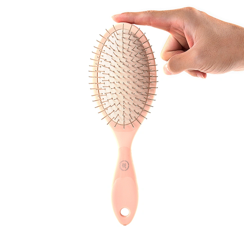 Hight Quality Customized Dry Wet Smooth Plastic Steel Needle Scalp Massage Comb For Barber Hair Cutting