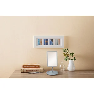 Beauty touch screen trifold vanity personal battery powered USB make up organizer lip gloss makeup mirror with led lights