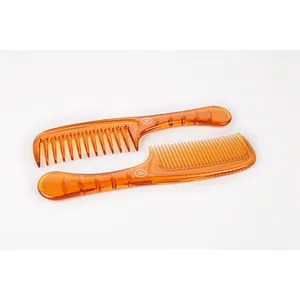 Anti Static Large Shower Hair Combs Plastic Detangling Durable Hair Private Label Wholesale Wide Tooth comb Plastic Hair Combs