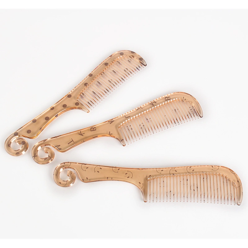 High Quality Factory OEM Durable Pc Hair Comb With Hook Bathroom Private Logo Fashion Hair Plastic Comb
