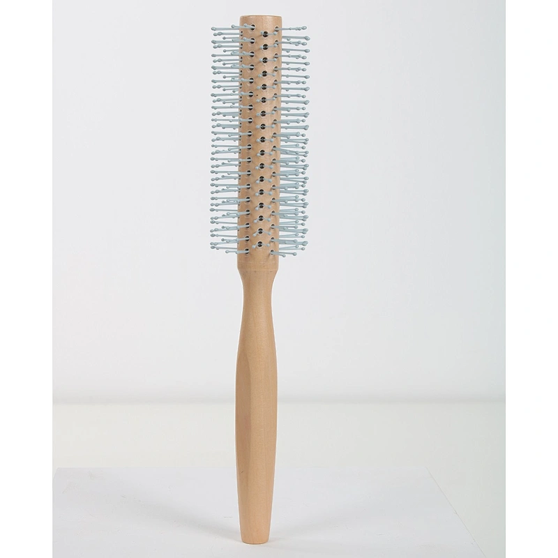 2022 new style soft nylon bristle wood Handheld Hair Scalp hair brush for bulk sales For Barber Hair Cutting