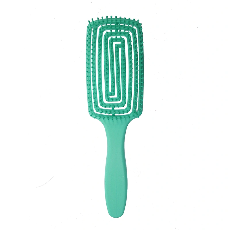 Customized Logo High quality ABS Paddle type Wet Vent Shower Detangling Hair Brush Plastic for Curly Wet Thick Straight Hair
