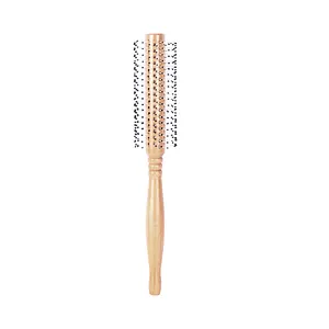Wholesale High Quality Comfortable Classic Styling Brush Round Wood Handle Brush For Hairdressing Barber Hair Cutting