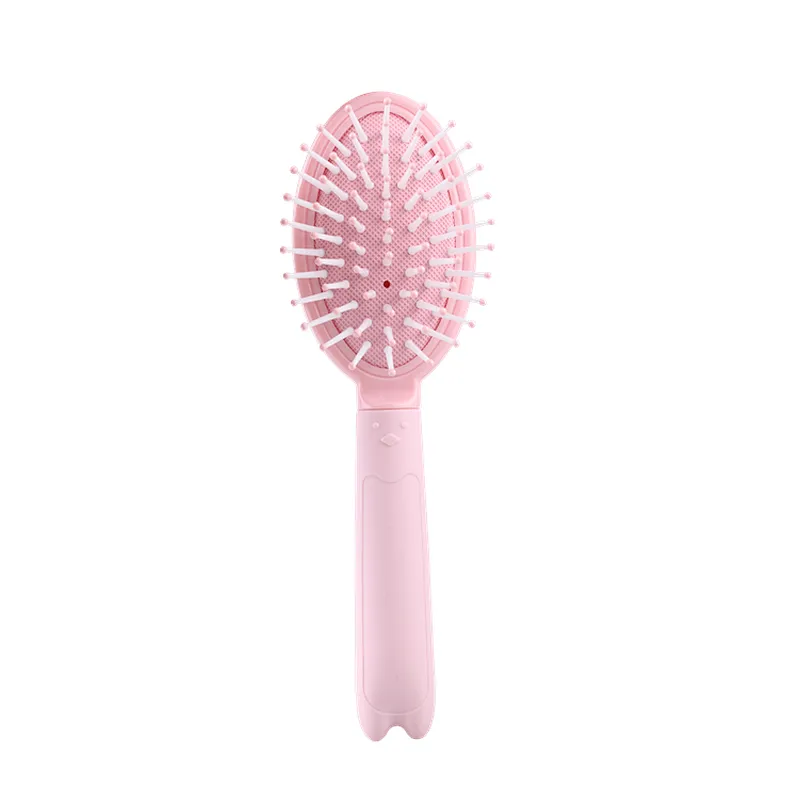 Wholesale Private Label Silicone Handle Little Penguin Anti-Static Comb Hair Brush Detangling Massage Combs Durable Curling