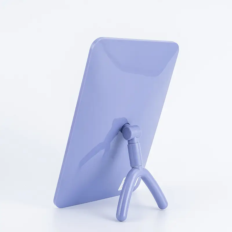 Small Plastic Vanity Standing Makeup Mirror OEM Concise Table Mirror Square Self Single Side Make-Up Table Make Up Mirror