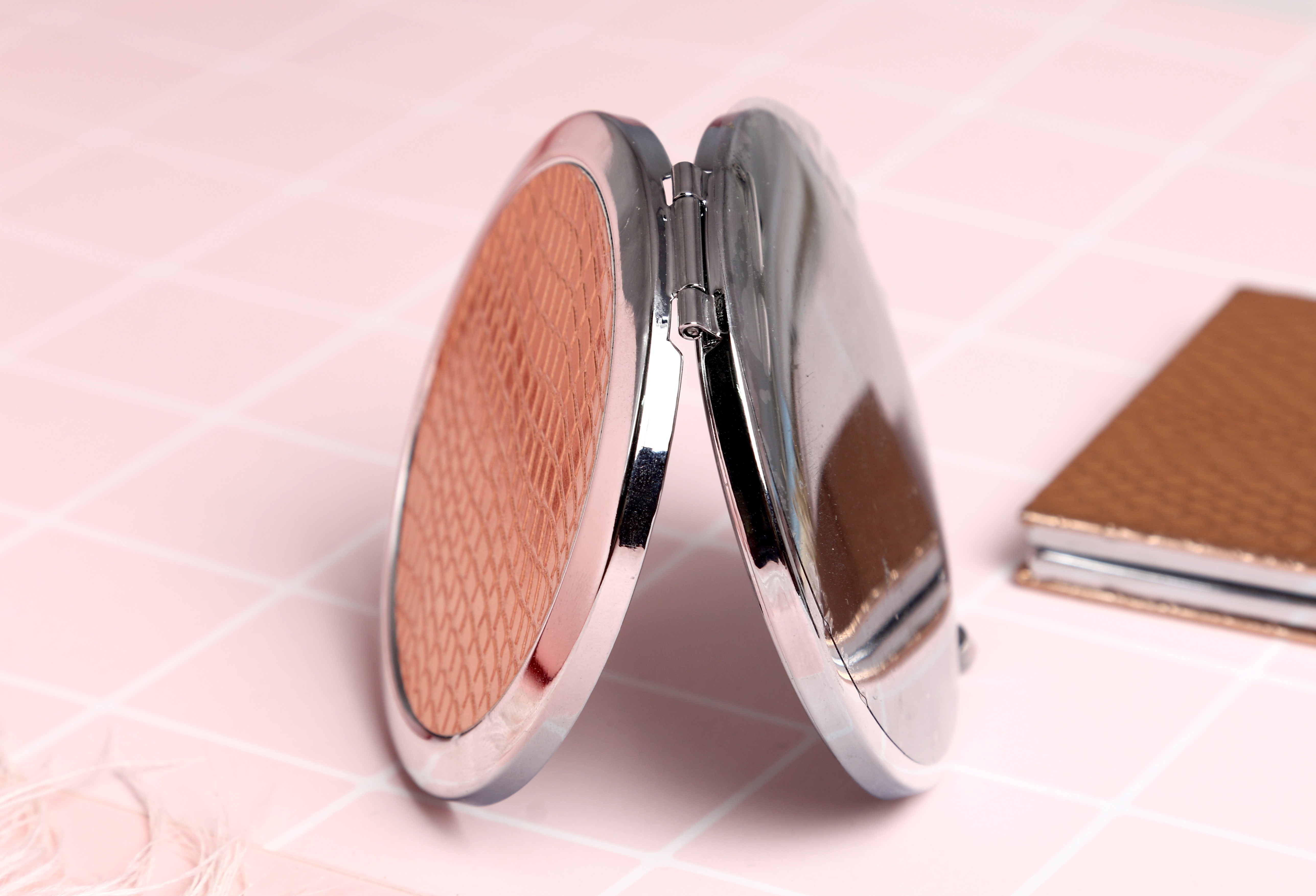 Hot Sale Custom Square Mini Round Shape Cheap Small Personalized Makeup Double Sided Pocket Mirror
