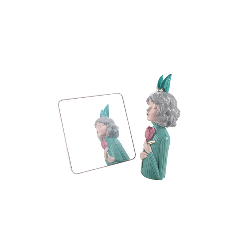 Wholesale China Manufacture Professional Model Firm Vanity Mini Makeup Mirror Square Table Makeup Mirror