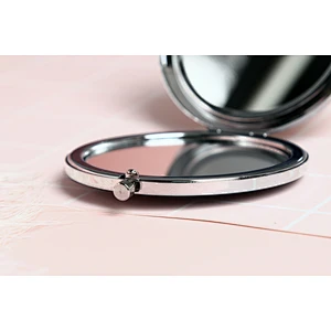 Hot Sale Custom Square Mini Round Shape Cheap Small Personalized Makeup Double Sided Pocket Mirror