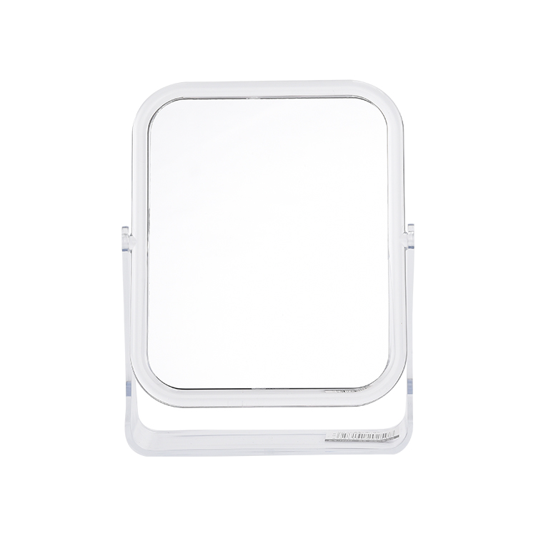 Wholesale Private Label Ps Lens Portable Double Side Square Table Custom Logo Makeup Mirror
