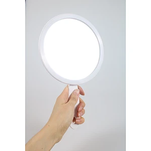 Wholesale Private Label Hot Sale Popular Private Label Plastic Round Shape Hand Makeup Mirror With Stand