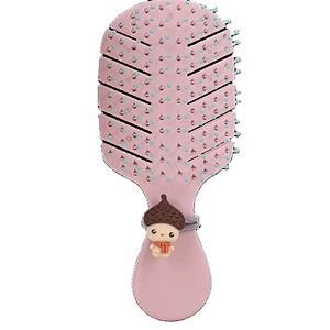 New Wholesale Private Label Arrival Wholesale Fashion Leaves Styling Hollow Comb Nylon For Barber Hair Cutting