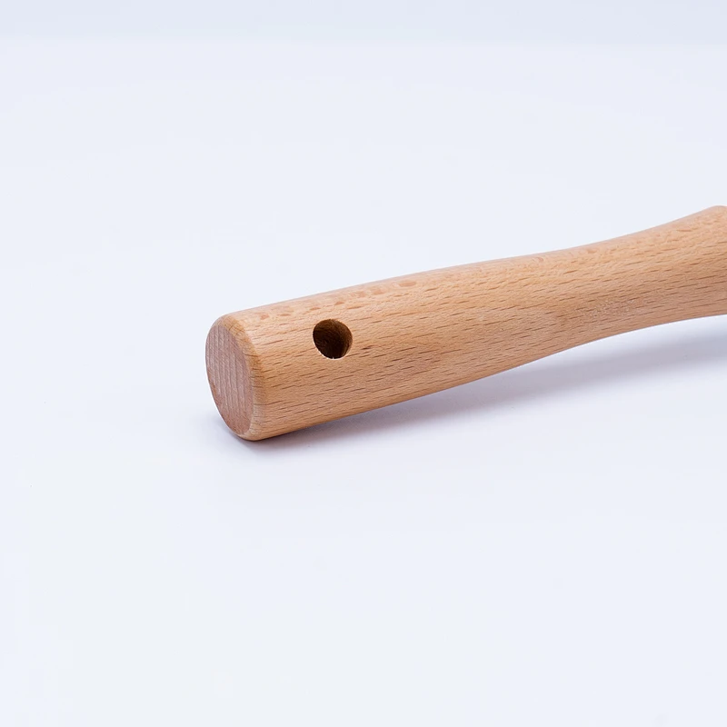 Customized Wheat Straw Rolling Plastic Massage Scalp Round Wood Handle Hair Styling Brush For Curly Hair