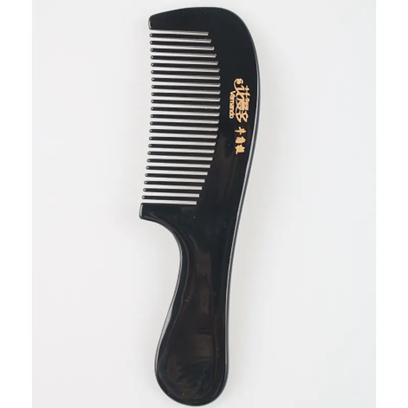 Private Brand Handmade Environmental Protection Wholesale Hot Selling Heat Resistant Salon Premium Quality Horn Comb
