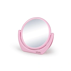 2022 New Style Wholesale Customizable Plastic Frame Dressing Table Small Double-Sided Mini Vanity Mirror