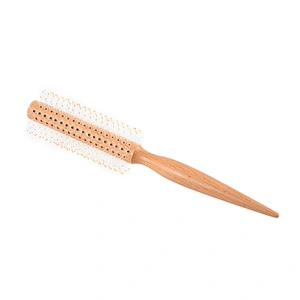 Wholesale Spot Hair Profesional Hair Round Beauty Makeup Handle Fluffy Shape Wooden Personalised Curl Comb