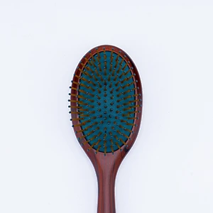 Customized Handle Natural Massage Scalp Handle Wood Cushion Paddle Wholesale Air Cushion Women Plastic Scalp Massage Hair Brush