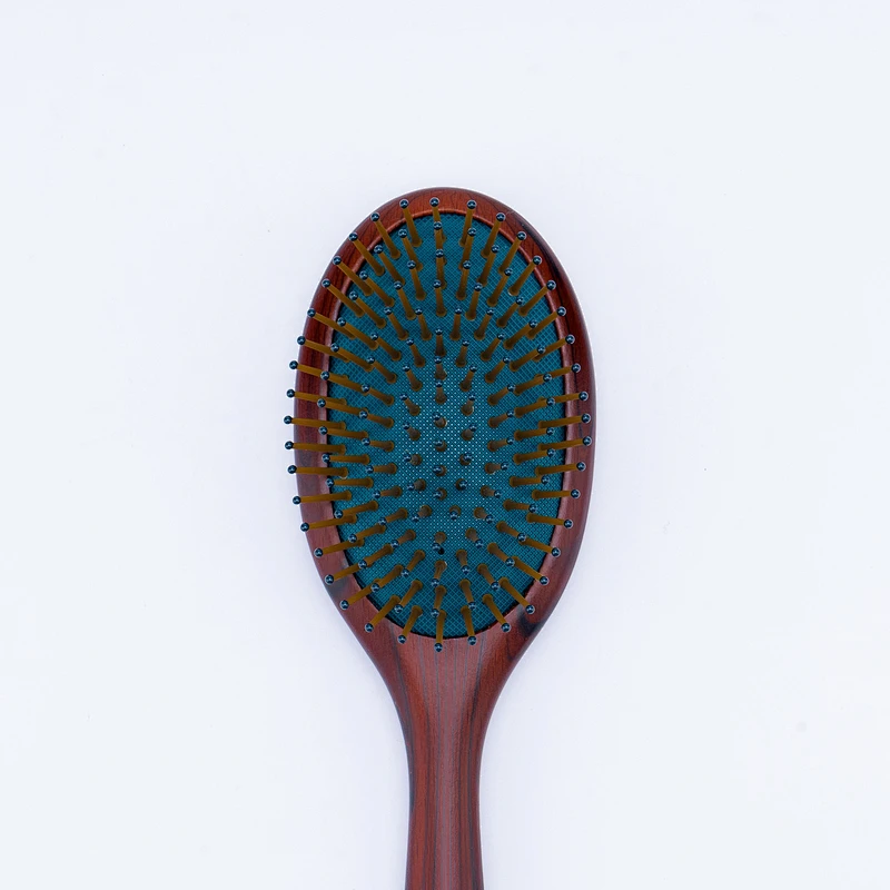 Customized Handle Natural Massage Scalp Handle Wood Cushion Paddle Wholesale Air Cushion Women Plastic Scalp Massage Hair Brush