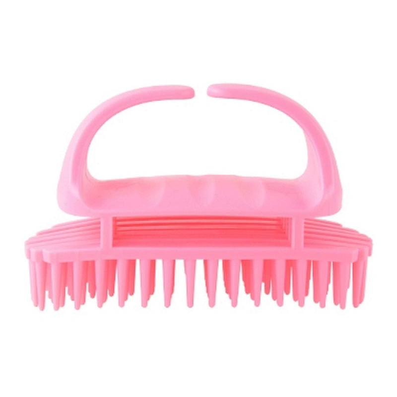Silicone Shampoo Brush and Scalp Exfoliator Massage Hair Washing Comb Customized Logo For Barber Hair Cutting