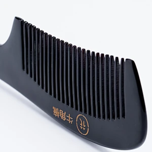 Private Brand Handmade Environmental Protection Wholesale Hot Selling Heat Resistant Salon Premium Quality Horn Comb