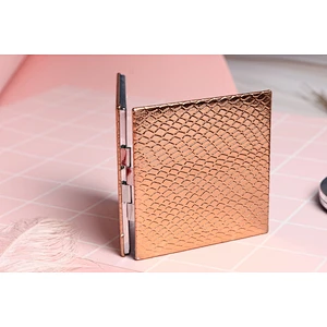 Wholesale 2022 Custom Cute Cartoon Pocket Mirror With Pu Leather Personalized Makeup Double Sided Pocket Mirror