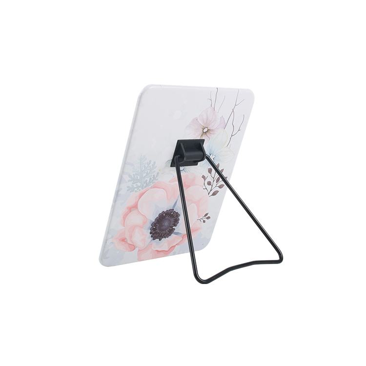 New Hangable Middle Size Rechargeable Stand Beauty Single Side Makeup Mirror Dressing Table Stand Makeup Vanity Mirror